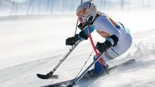 Slalom - second run - 2013 IPC Alpine Skiing World Cup
