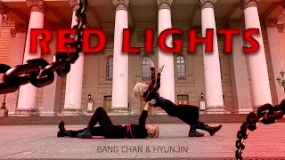 [K-POP IN PUBLIC][ONE TAKE] Stray Kids - Red Lights '강박 (방찬, 현진) Dance Cover by BØRNS