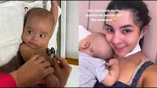 QUEM É ESSA MAMÃE? ARY MOSTRA JORGINHO TODO DESCONFIADO!!!