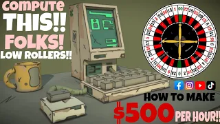 $500 AN HOUR! USING ONLY $1 CHIPS ON THE ROULETTE TABLE! HERES HOW..SAVE THIS VIDEO🙃🙂 ANOTHER ONE!🤩