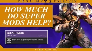 Destiny 2: How To Get Your Super Back Fast! (Testing Super Mods)