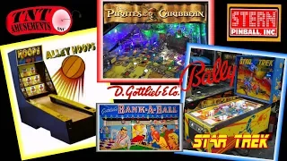 #1388 ALLEY HOOPS Skeeball-Stern PIRATES-Bally STAR TREK Pinball Machine-TNT Amusements