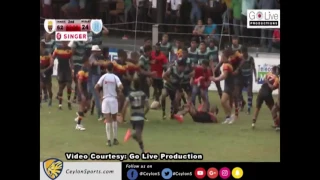 wesley trinity rugby match ended in a bloody brawl