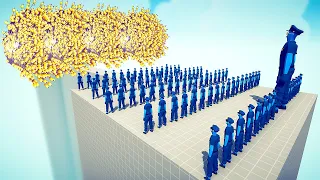 100x COPS + GIANT vs EVERY GOD - Totally Accurate Battle Simulator TABS