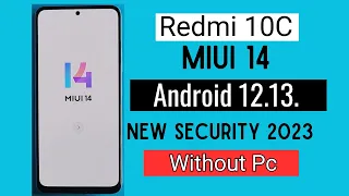 Redmi 10c Frp Bypass Miui 12/13/14 Without Pc |Redmi 10C Google Account Remove 2023 | No TalkBack