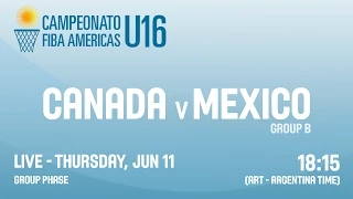 Canada v Mexico - Group B - 2015 FIBA Americas U16 Championship