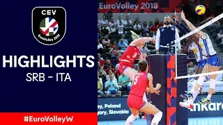 #EuroVolleyW | Serbia - Italy | SF Highlights