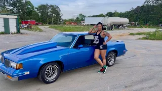 FEMALE BODYBUILDER'S 1ST TIME LAUNCHING A SUPERCHARGED CUTLASS WITH @JMalcom2004Rides!