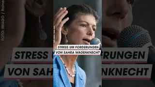 Sahra Wagenknecht: Stress wegen ihrer Forderungen! #shorts