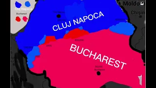 Cluj Napoca VS Bucharest (Alternative Romanian Civil War) #shorts