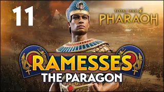 RAMESSES' WAR TO BECOME PHARAOH...BEGINS! Total War: Pharaoh - Ramesses Campaign #11
