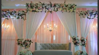 DIY: Multiple Backdrop Stage Decor