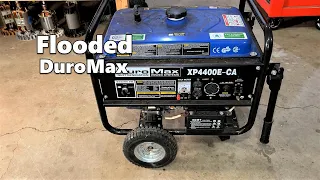 Flooded DuroMax Generator - For Parts or Repair