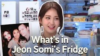 What's in Jeon Somi's Fridge? (😳 instant film with dad and mom ) (ENG SUB) | Chef & My Fridge