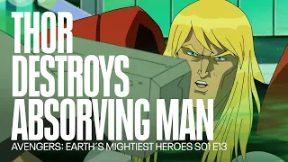 Thor destroys Absorving Man | Avengers: Earth´s Mightiest Herooes