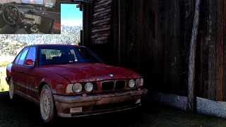 Restauration BMW M5 e34 - #forzahorizon5 | #thrustmaster TMX Pro / Th8a shifter Gameplay