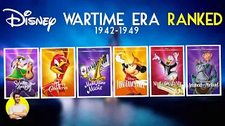 DISNEY WARTIME ERA (1942-1949) - All 6 Movies Ranked Worst to Best