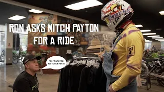 Ronnie Mac ask Mitch for a Supercross / Motocross ride!