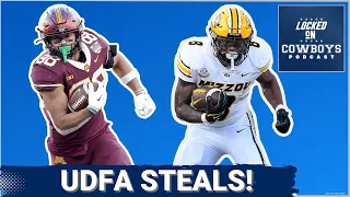 Dallas Cowboys Find Three UDFA STEALS | 2024 NFL Draft