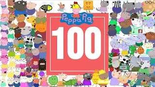 Peppa Pig Song Count to 1-100 | Learn Counting | Number Song 1 to 100 | One To Hundred Maths Lesson
