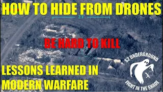 How to Hide From Drones: Lessons Learned in Modern War
