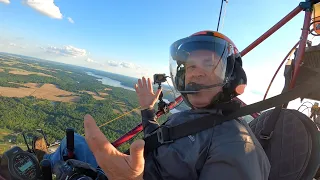 Powered Parachute Flight to Liberty, IN - 5-30-24