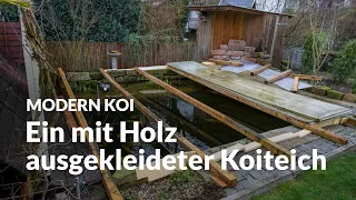 Justins selbstgebauter 25.000 Liter Koiteich| Modern Koi Blog #6551