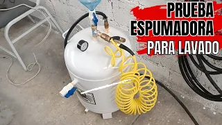 prueba de espumadora para lavado