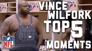 Vince Wilfork's Top 5 Moments On & Off the Field | NFL