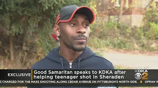 Good Samaritan helps save teen after being shot