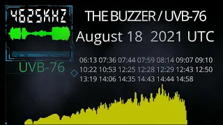 The Buzzer UVB 76 4625Khz 18.08.2021 голосовые сообщения