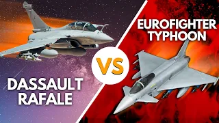 EUROFIGHTER vs RAFALE | ¿Cuál es el MEJOR CAZA de COMBATE de Europa?  | Análisis