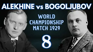 Bogoljubov vs Alekhine | World Championship Match 1929 | Round 8