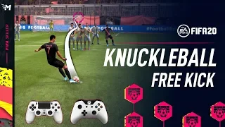 FIFA 20 | Knuckleball Free Kick Tutorial | Dipping & Driven