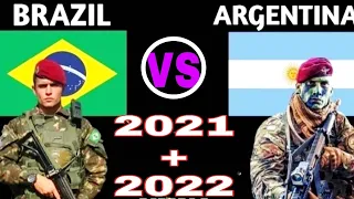 Argentina vs Brazil Military Power Comparison 2022|Brazil vs Argentina Army Power Comparison 2022