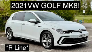 The 2021 VW Golf Mk8 is still the BEST Hot Hatch! Full in depth review *R Line*