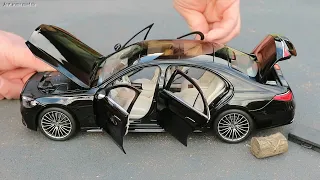 1:18 Mercedes-Benz V223 S-Class 2020 - Norev (Dealer Edition) [Unboxing]