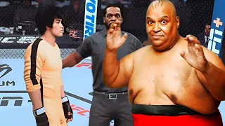 PS5| Bruce Lee vs. Crazy Strong Abdullah (EA Sports UFC 5)