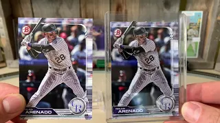 Making a 1/1 Custom Nolan Arenado Bowman Baseball Card