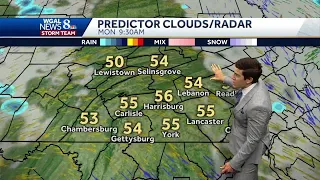 Cold front brings showers overnight and a cooler Monday