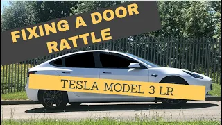 Curing door rattle: TESLA MODEL 3