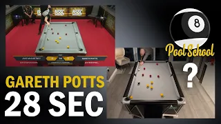 Gareth Potts 28 second Clearance recreated | Pool School