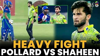 Heavy Fight | Kieron Pollard vs Shaheen Afridi | Lahore vs Multan | Match 31 | HBL PSL 8 | MI2A