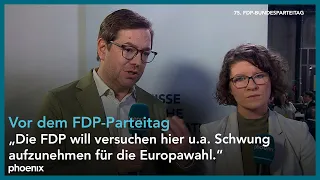 FDP-Parteitag: Talk mit Ann-Kathrin Büüsker, DLF, und Paul-Anton Krüger, SZ | 27.04.2024