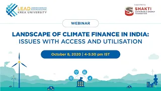 Landscape of Climate Finance in India: Issues with Access and Utilisation