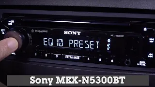 Sony MEX-N5300BT Display and Controls Demo | Crutchfield Video