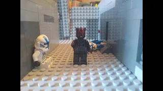 Lego Star Wars Darth Maul vs clones Season 7 scene