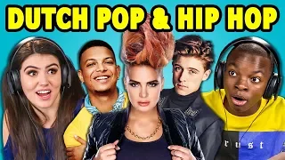 TEENS REACT TO DUTCH POP & HIP HOP SONGS (NEDERPOP, NEDERHOP)