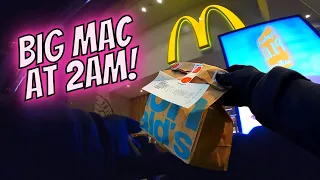 Delivering McDonalds At 2AM In London For UberEats - Drunk Customers Causing Problems!