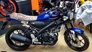 Available NOW‼️2022 Yamaha XSR 155 Amazing New Color Blue First Look Walkaround